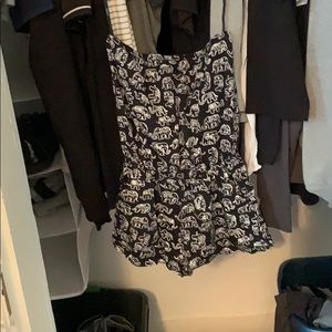 Sleeveless elephant romper